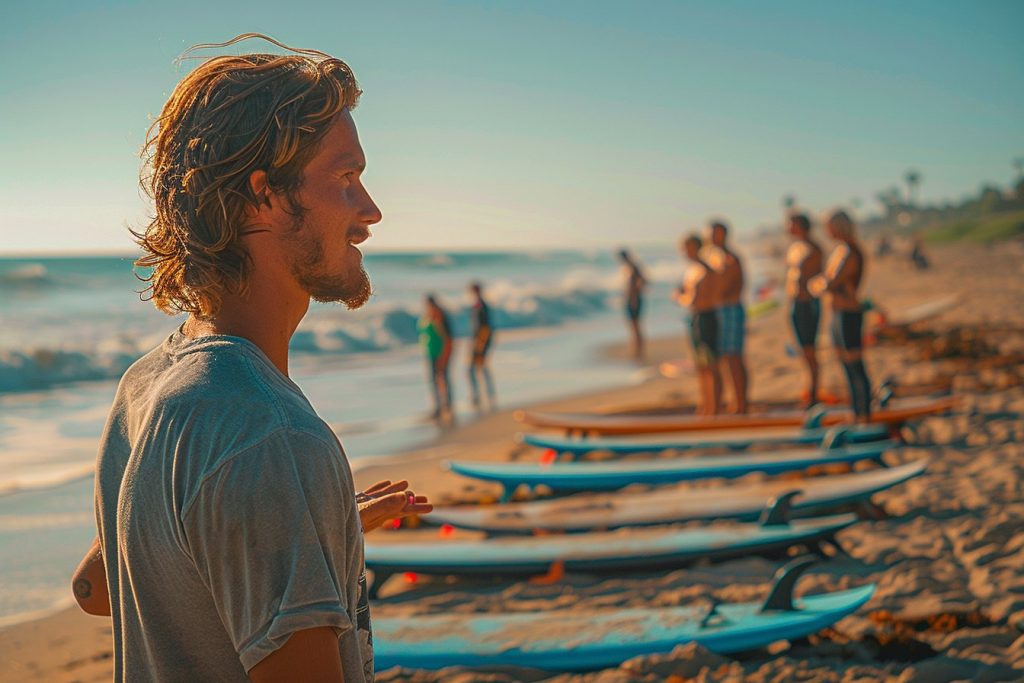 Apprenez à surfer en groupe avec nos cours de surf collectifs à Capbreton