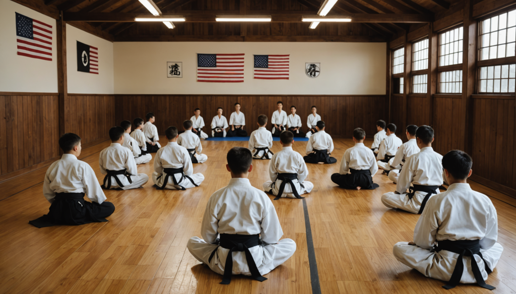 Arts martiaux et rencontres sportives aux États-Unis