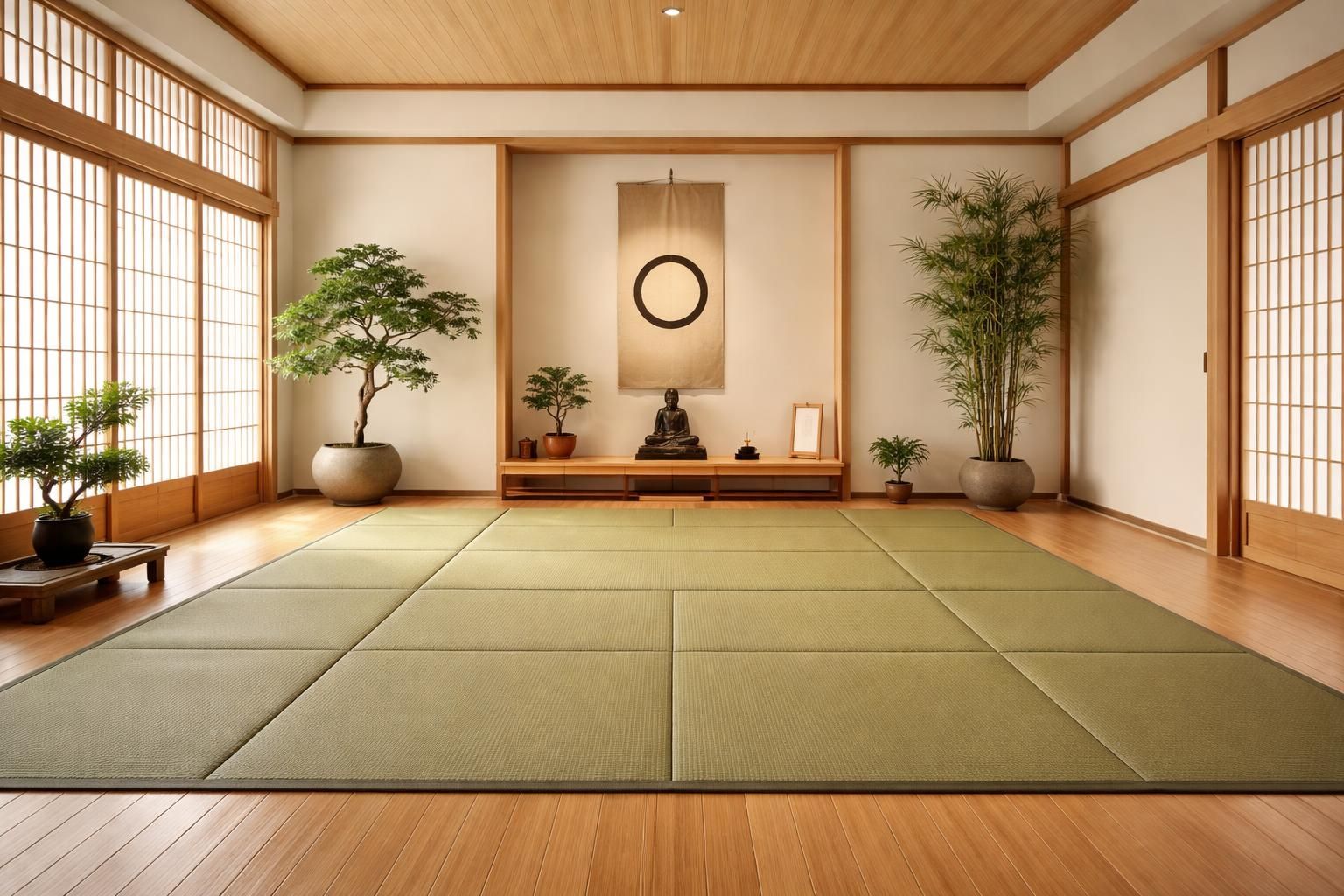 découvrez comment aménager un dojo zen chez vous en combinant tatamis traditionnels et parquet en bambou massif pour un espace harmonieux et apaisant.