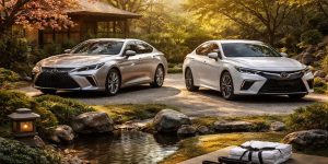 profitez d'un transport zen et confortable pour les pratiquants d'arts martiaux avec lexus es et toyota camry, offrant une ambiance calme et apaisante à chaque trajet.