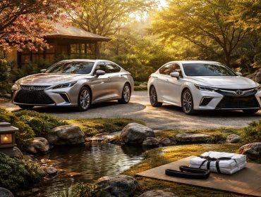 profitez d'un transport zen et confortable pour les pratiquants d'arts martiaux avec lexus es et toyota camry, offrant une ambiance calme et apaisante à chaque trajet.