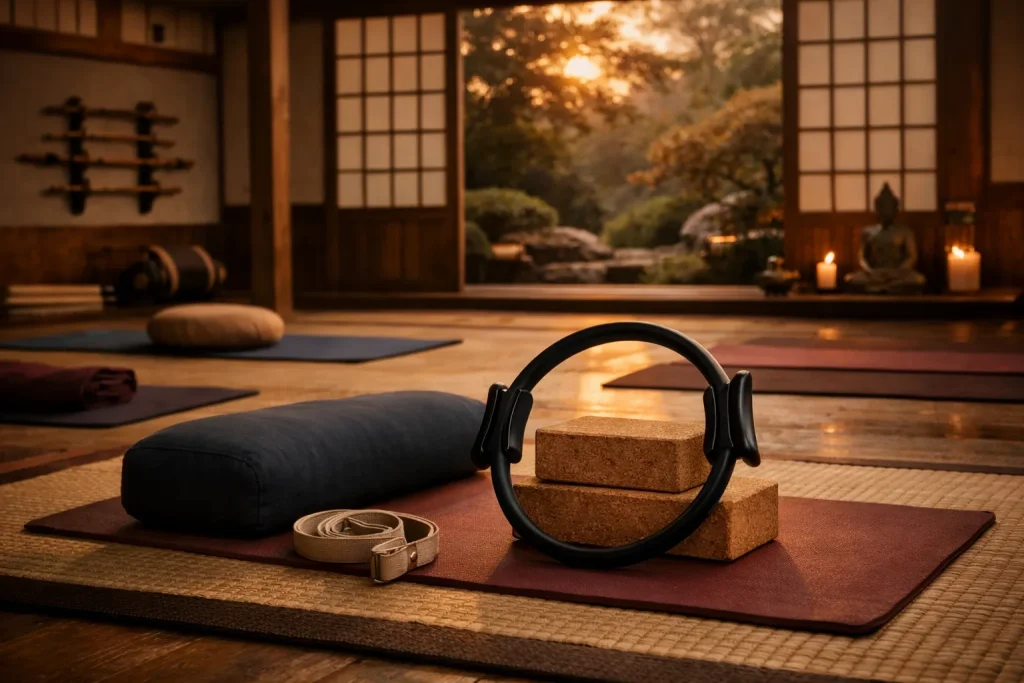 Pratiquer le fitness dans un dojo moderne avec des cours de Pilates et yoga dynamique