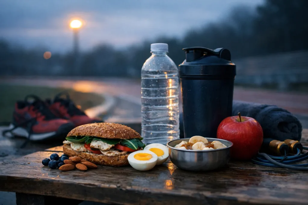 Manger quand on s&rsquo;entraîne : repères simples, sans régime